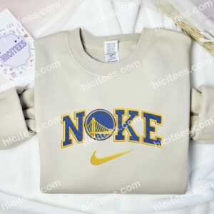 Golden State Warriors Embroidered Hoodie Basketball Embroidered Sweatshirt NBA Sports Embroidered Shirt 2
