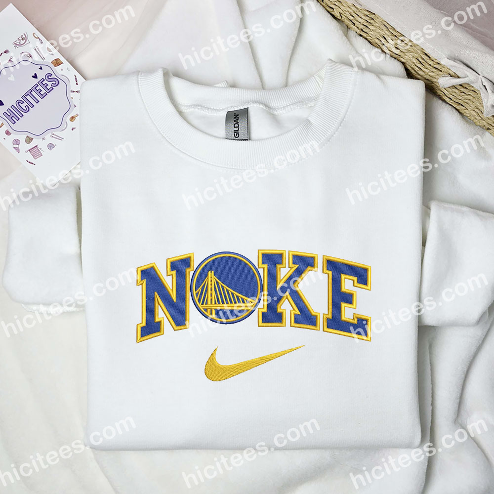 Golden State Warriors Embroidered Hoodie, Basketball Embroidered Sweatshirt, NBA Sports Embroidered Shirt Golden State Warriors Embroidered Hoodie, Basketball Embroidered Sweatshirt, NBA Sports Embroidered Shirt