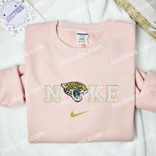 Jacksonville Jaguars Embroidered Shirt, NFL Sports Embroidered Sweatshirt, Best Gift Ideas