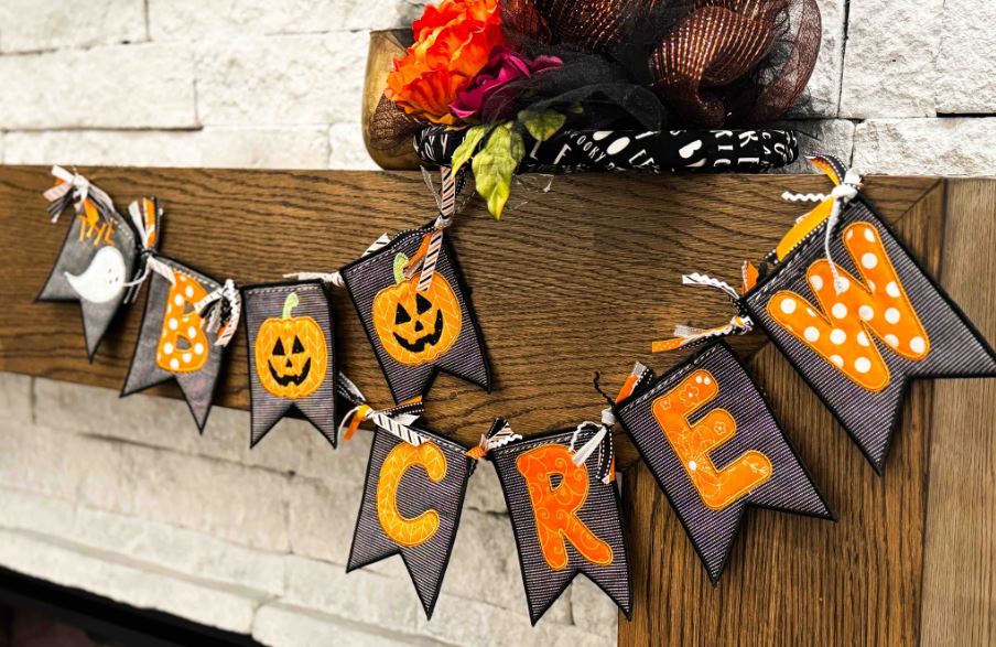 Halloween Embroidered Banners