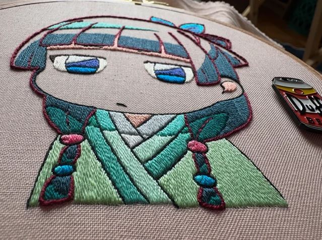 Maomao embroidery