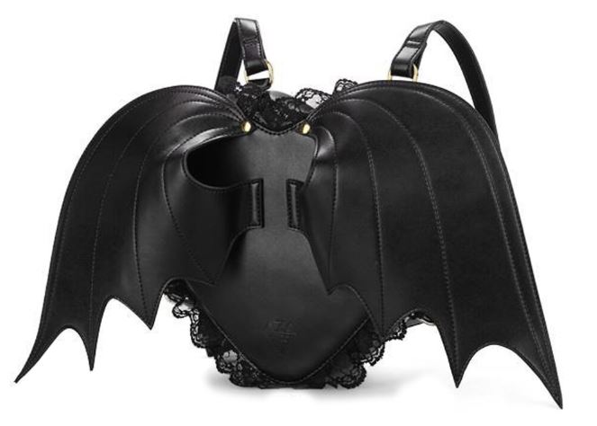 Gothic Lace Bat Satchel