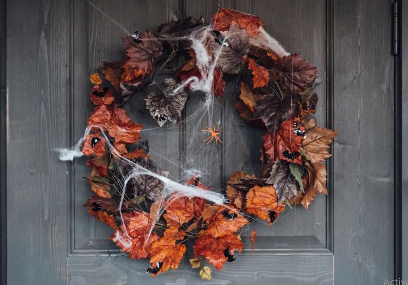 DIY Door Wreath with Found Items