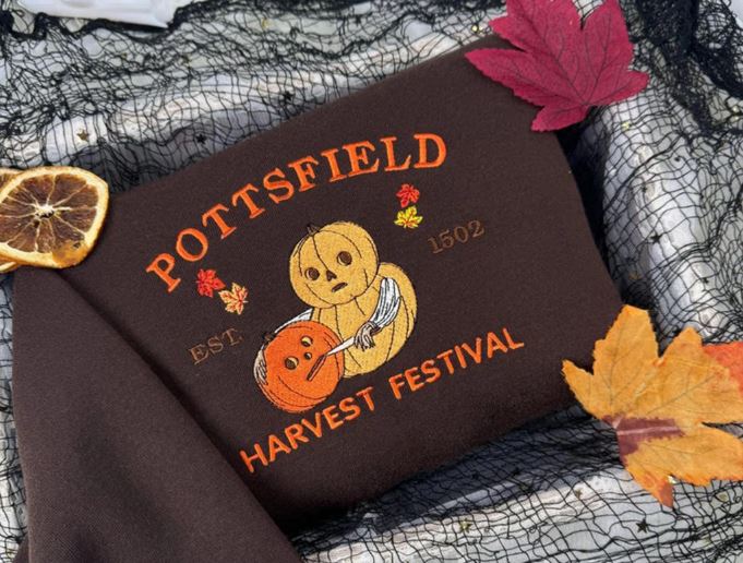 halloween embroidered shirts