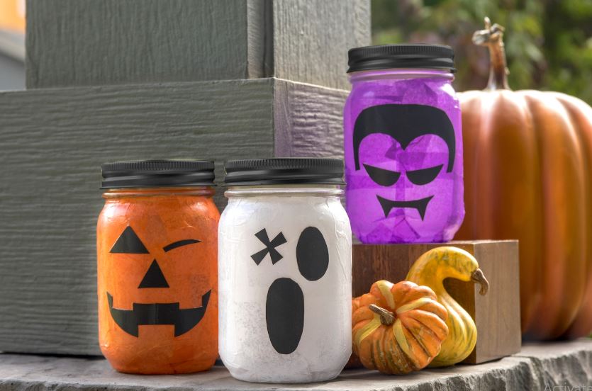 Repurposed Mason Jar Lanterns