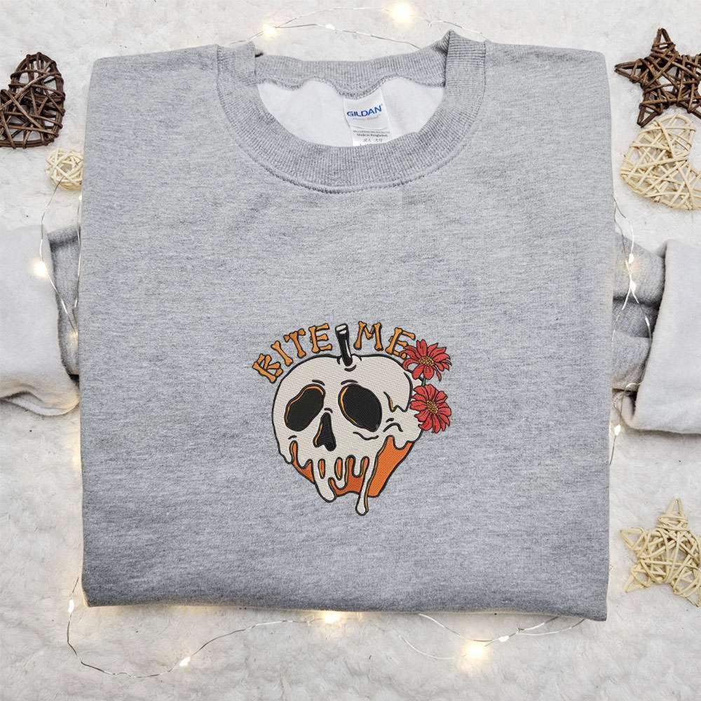 skull embroidered sweatshirt