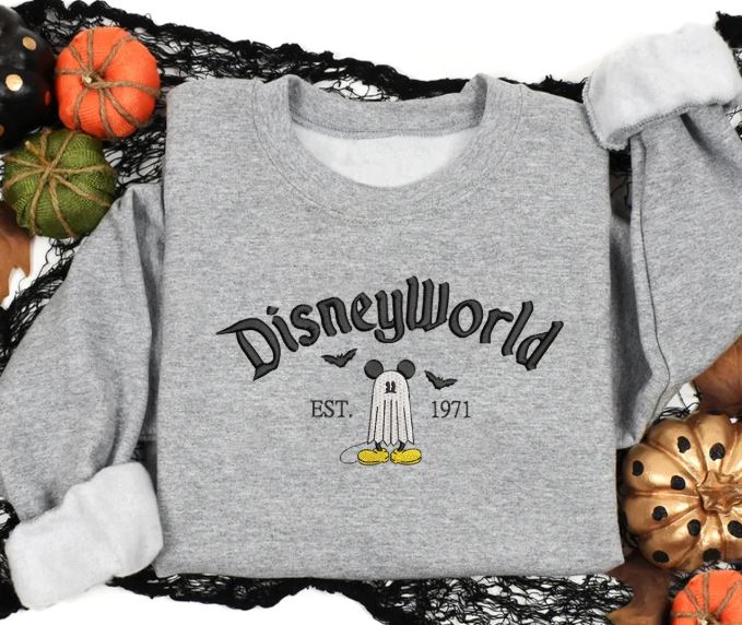 Halloween embroidered shirt for Parents