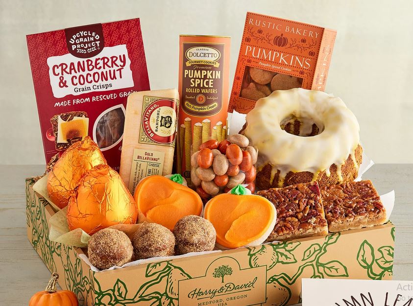 pumpkin spice gift basket
