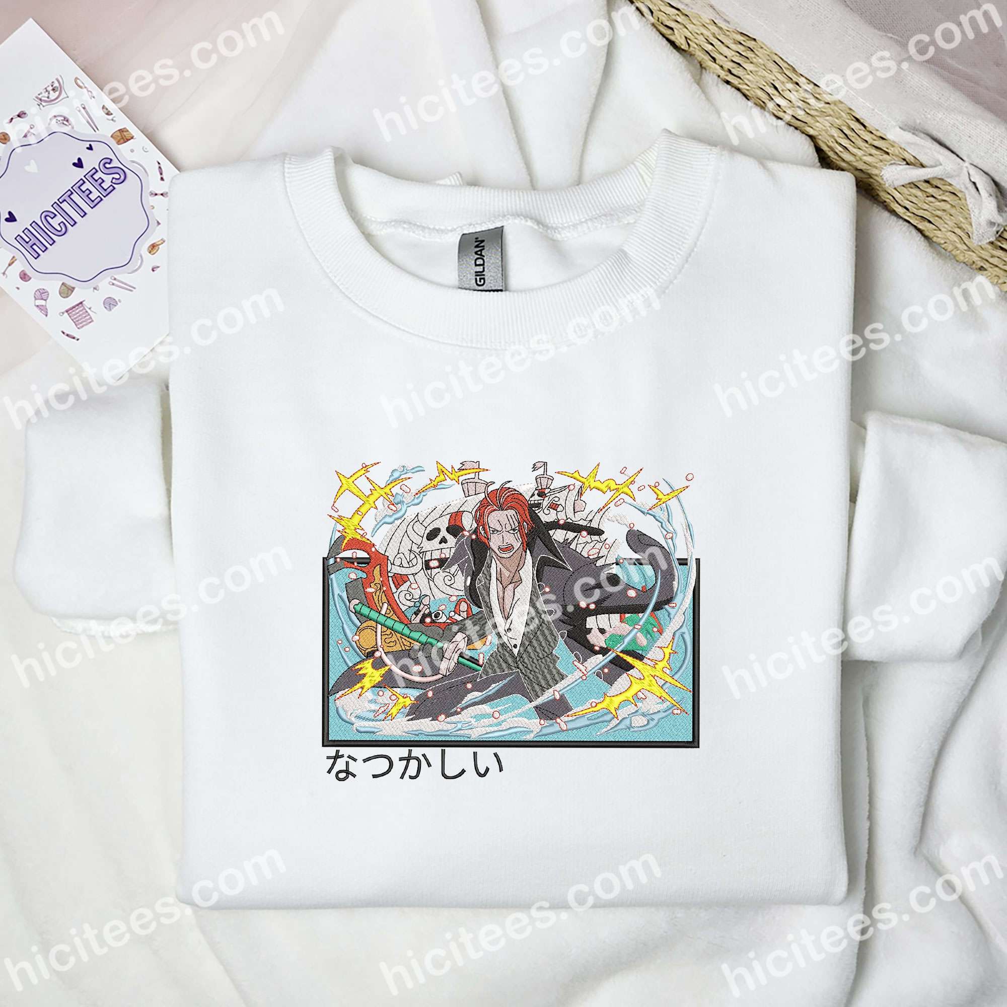 one piece embroidered shirt