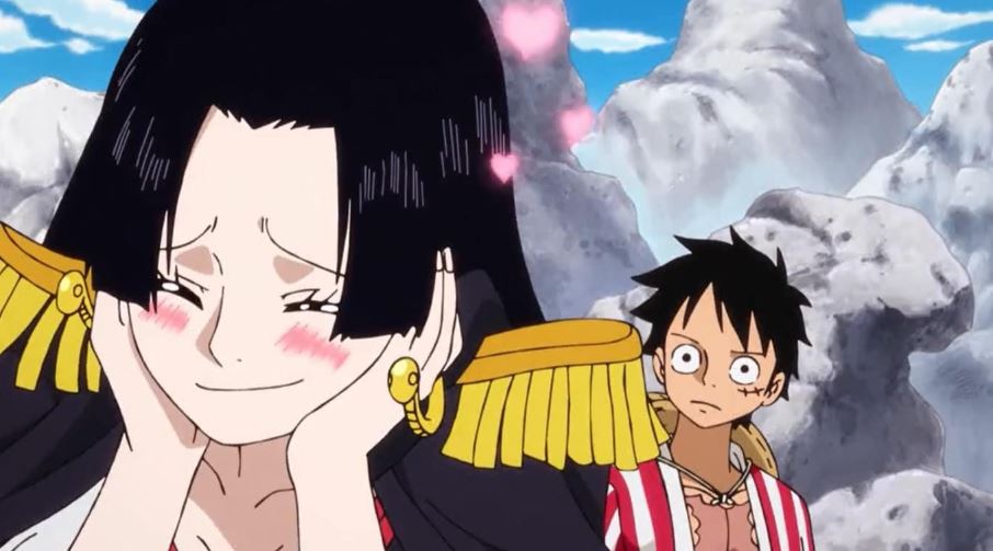 luffy and hancock 2