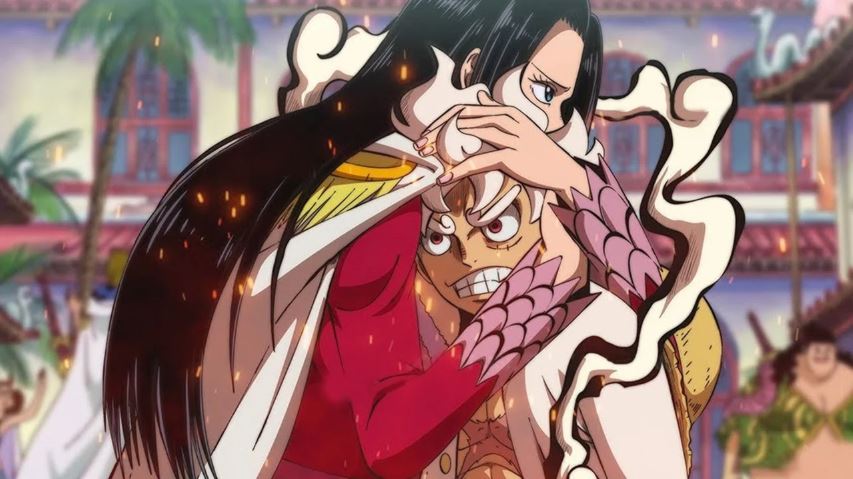 luffy and hancock 6