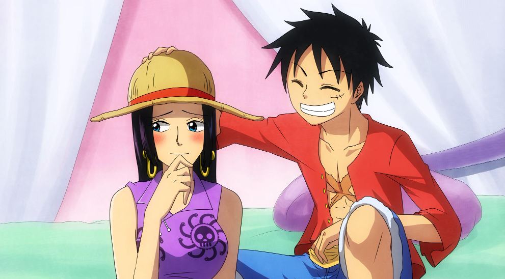 luffy and hancock