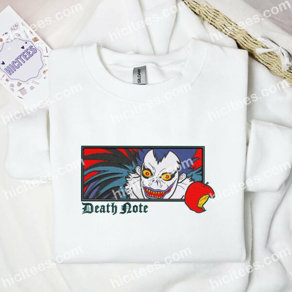 Ryuk Death Note Anime Embroidered Shirt Ryuk Death Note Anime Embroidered Shirt