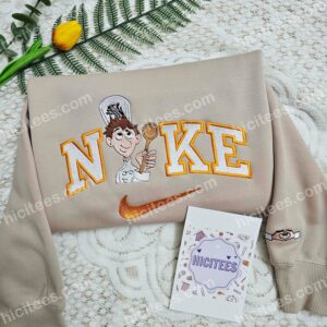 Linguini And Remy Embroidered Shirt Pixar Ratatouille Embroidered Hoodie Disney Characters Embroidered T Shirt 1
