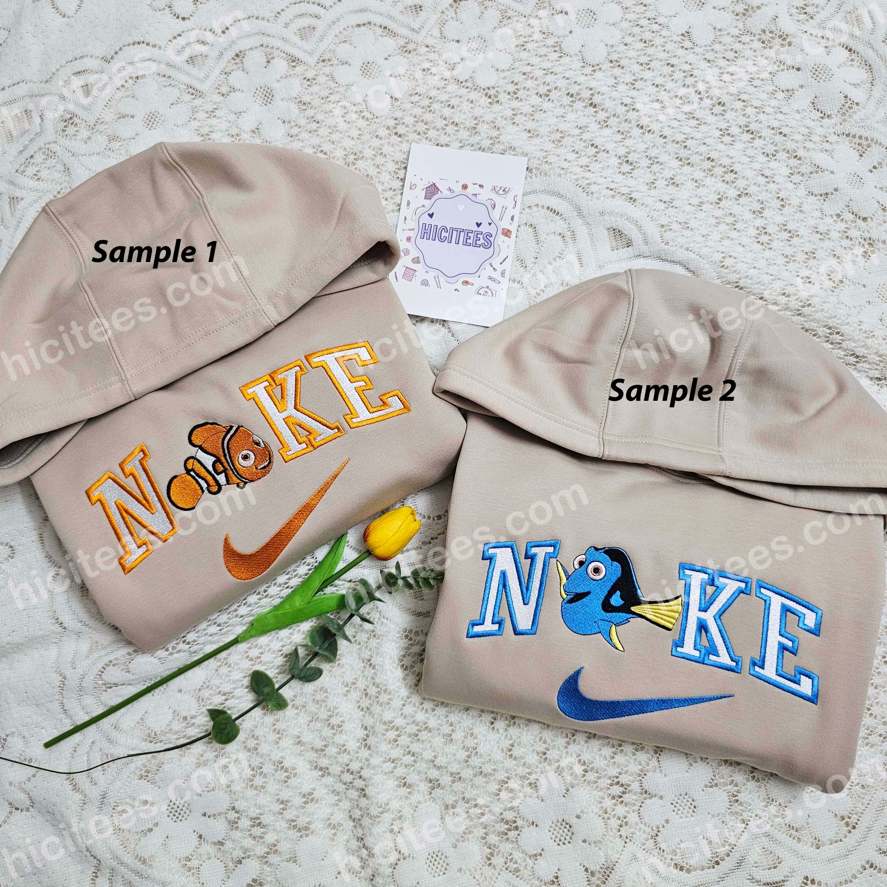 Nemo And Dory Embroidered Shirt, Pixar Finding Nemo Embroidered Hoodie, Disney Characters Embroidered T-Shirt Nemo And Dory Embroidered Shirt, Pixar Finding Nemo Embroidered Hoodie, Disney Characters Embroidered T-Shirt